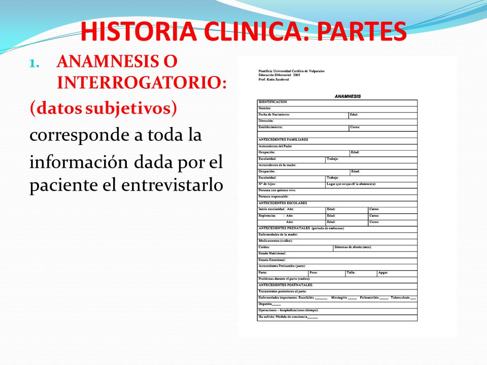 Partes de la una historia